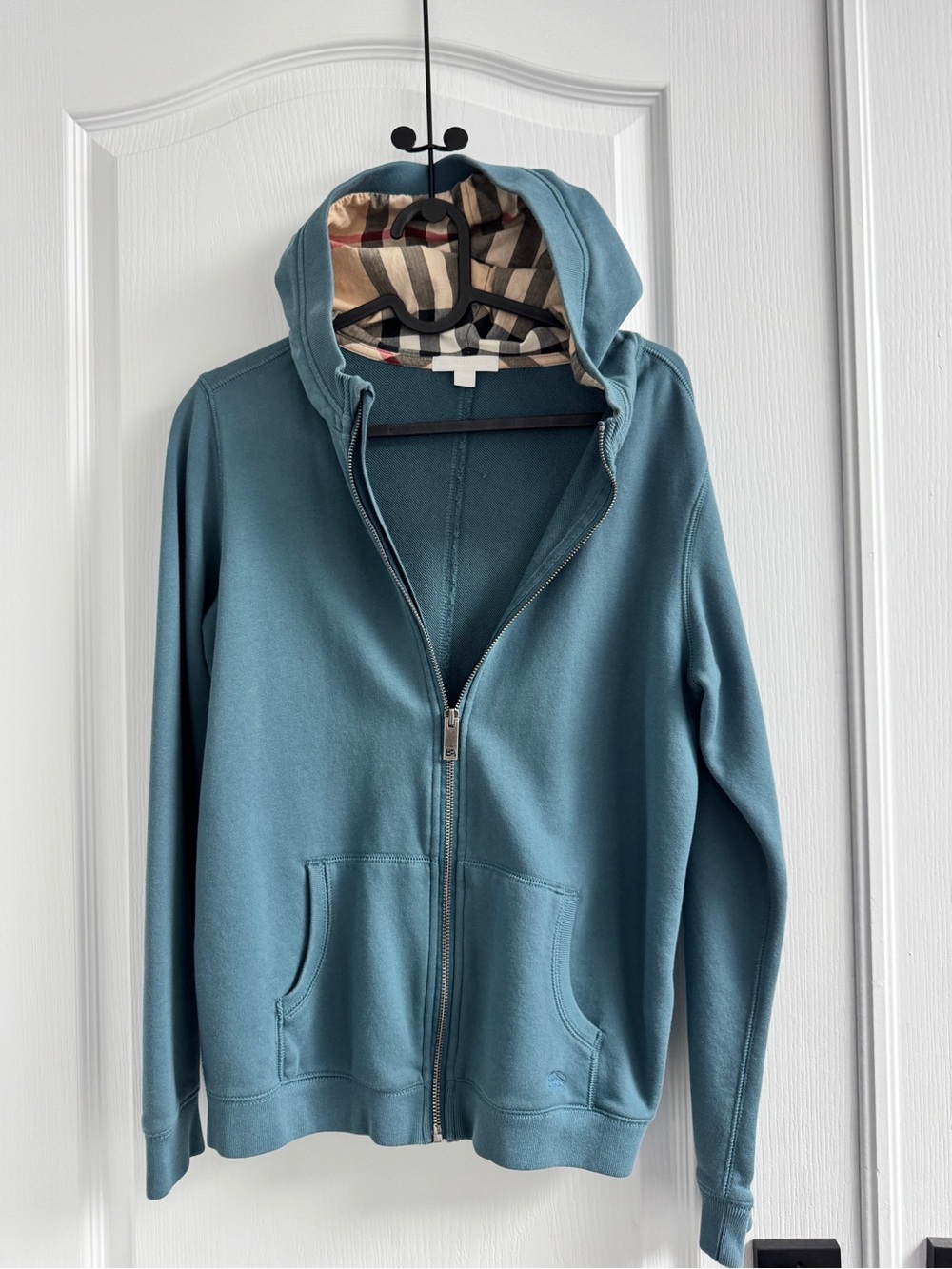 Burberry Boys Zip Hoodie Size 14Y | Fits Women’s XS/S